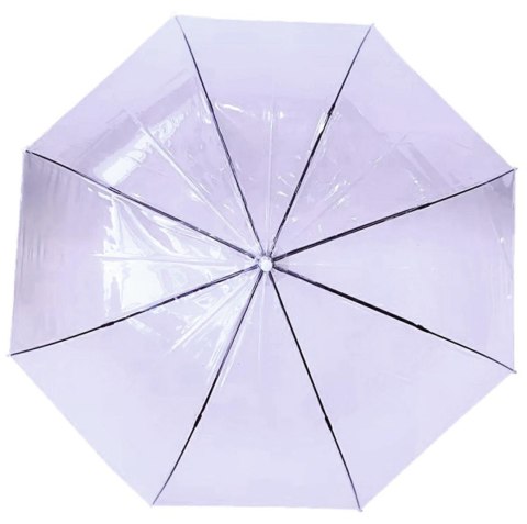 BQ13C Parasol przezroczysty fioletowy