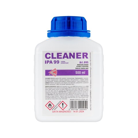 Cleanser IPA 99 500 ml MICROCHIP ART.095 Cleanser IPA 99 500 ml MICROCHIP ART.095