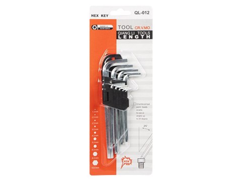 3133# Zestaw kluczy imbusowych 2mm-10mm 9sztuk vthex8 3133# Zestaw kluczy imbusowych 2mm-10mm 9sztuk vthex8
