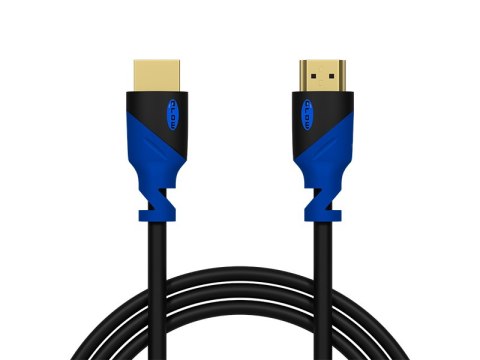 92-639# Przyłącze hdmi-hdmi blue proste 5m 4k 92-639# Przyłącze hdmi-hdmi blue proste 5m 4k