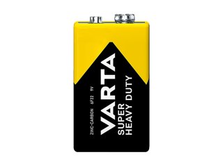 82-556# Bateria cynkowo-węglowa 9v 6f22 varta superlife folia