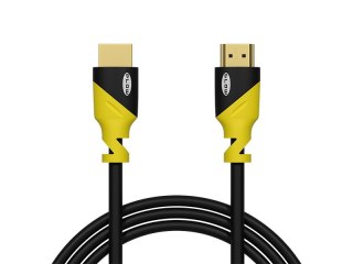 92-654# Przyłącze hdmi-hdmi yellow proste 1,5m 4k