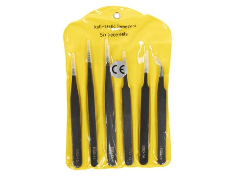 14-300# Zestaw pęset pincety ts 6sztuk" 14-300# Zestaw pęset pincety ts 6sztuk"