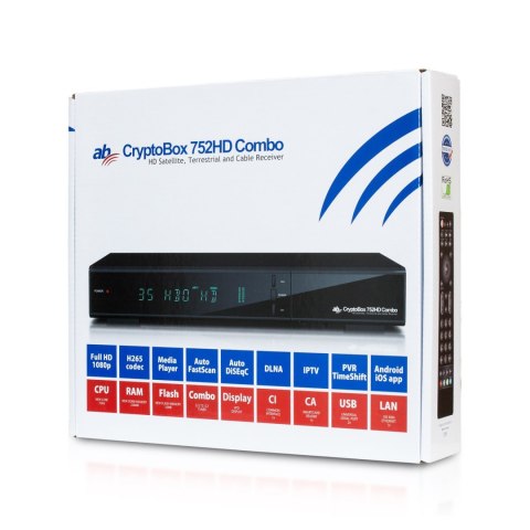 AB CryptoBox 752HD Combo DVB-T2/S2/C AB CryptoBox 752HD Combo DVB-T2/S2/C
