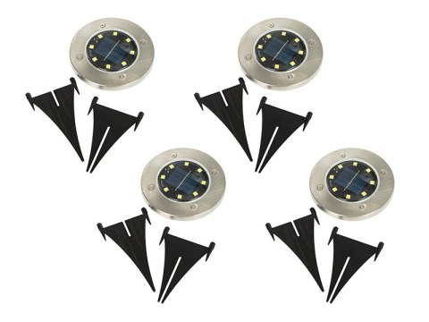 67-497# Lampa solarna najazdowa led 4szt 67-497# Lampa solarna najazdowa led 4szt