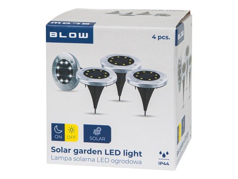 67-497# Lampa solarna najazdowa led 4szt 67-497# Lampa solarna najazdowa led 4szt