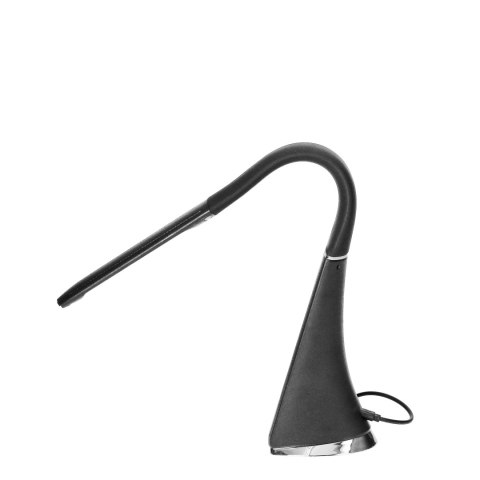 DOLOMIT LED 5W, lampka biurkowa z budzikiem, 300lm, 4000K, czarna