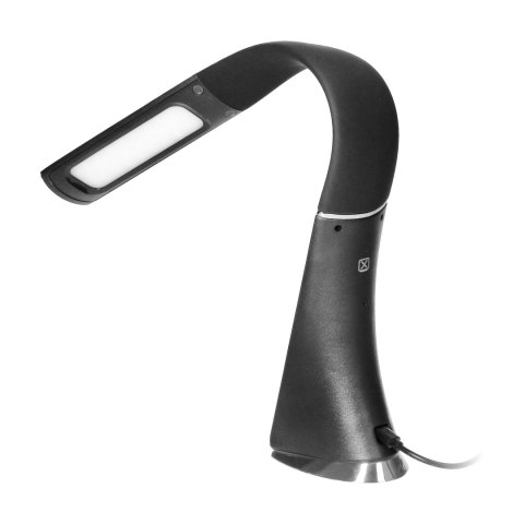 DOLOMIT LED 5W, lampka biurkowa z budzikiem, 300lm, 4000K, czarna